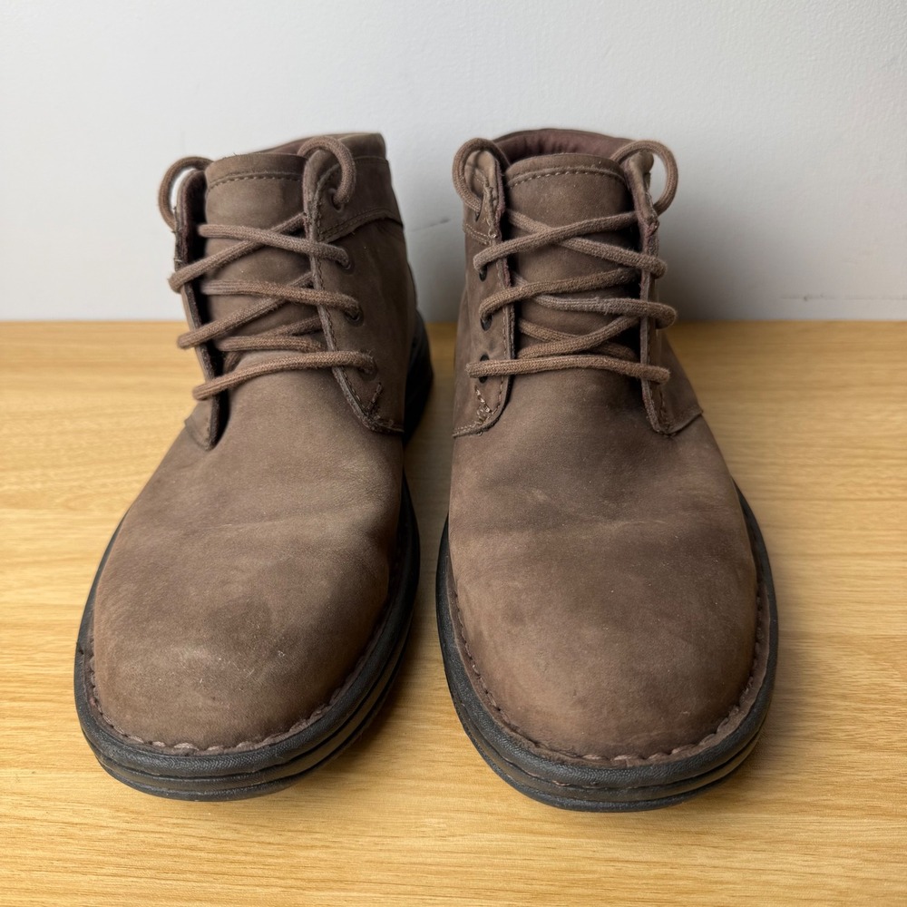 Timberland Chukka Boots Mens 7.5 Brown Waterproof Gore-Tex Leather Outdoor Cabin